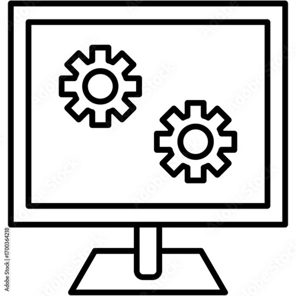 Fototapeta Manage Icon