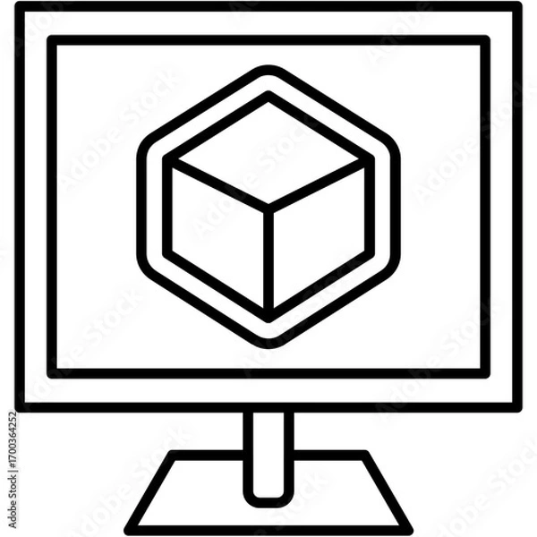 Fototapeta lcd tv set