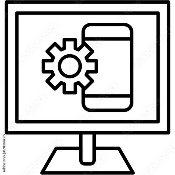 Fototapeta Responsive Devices Icon