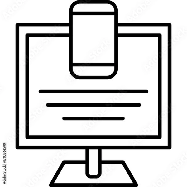 Fototapeta Responsive Design Icon