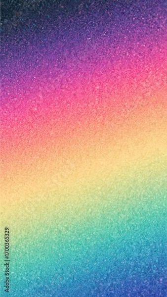 Fototapeta Vibrant rainbow hued gradient with textured effect creating a colorful backdrop