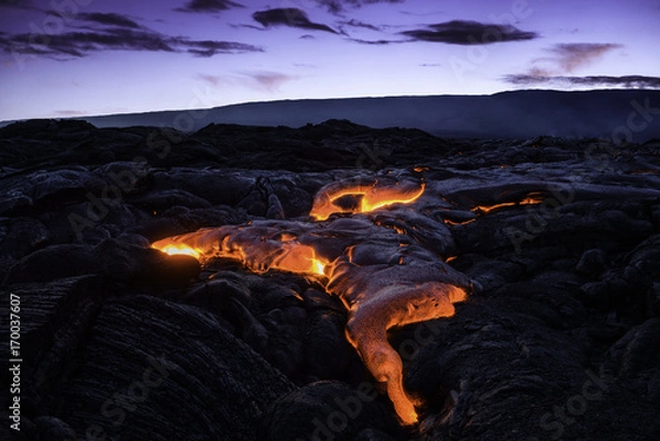 Obraz Lava Flow on Kilauea
