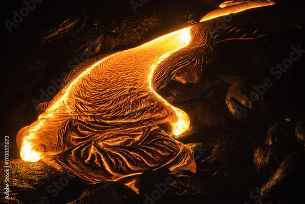 Obraz Lava Flow on Kilauea
