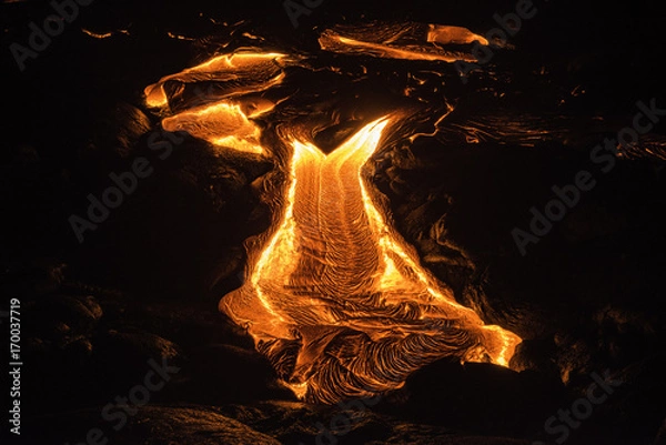 Obraz Lava Flow on Kilauea