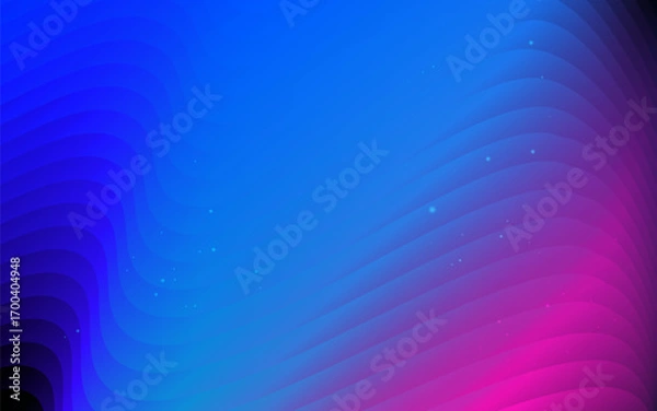 Fototapeta Abstract vibrant gradient wave modern digital flow background design