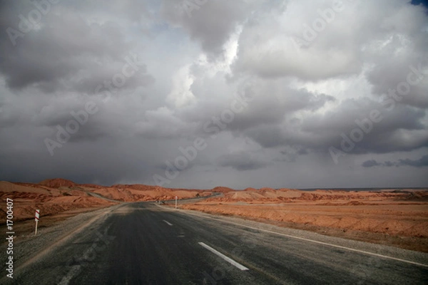 Obraz road in desert
