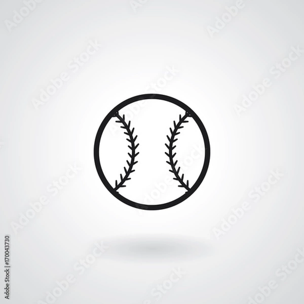 Obraz Baseball  icon. Vector illustration