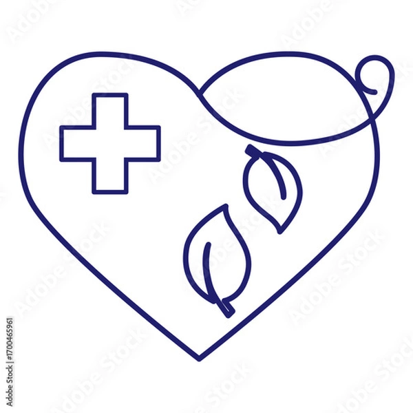 Fototapeta Vector graphic. Editable stroke size. Icons in flat, contour, outline, thin and linear design. Spa treatments. Simple isolated icon. Concept illustration. Sign, symbol, element. Eps 10. 