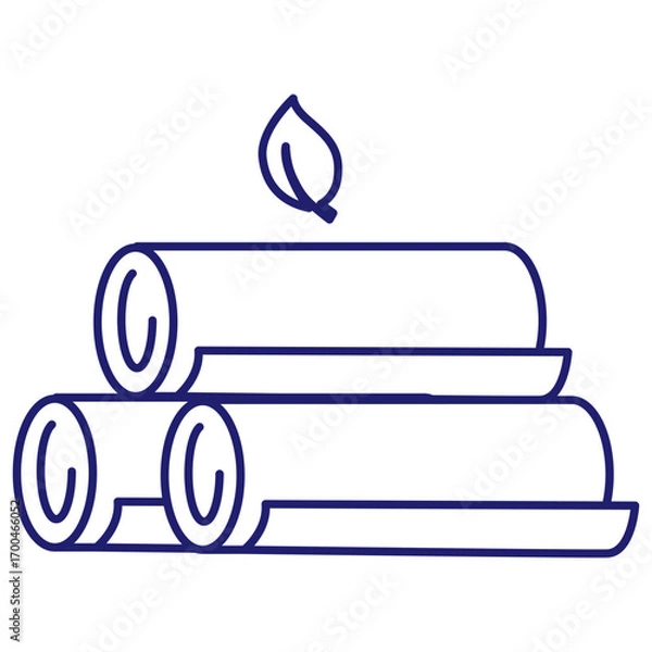 Fototapeta Vector graphic. Editable stroke size. Icons in flat, contour, outline, thin and linear design. Spa treatments. Simple isolated icon. Concept illustration. Sign, symbol, element. Eps 10. 