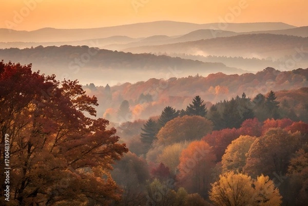 Obraz "Soft gradient fall tones abstract background"