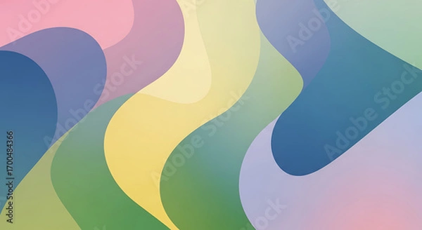 Fototapeta Creative 16:9 format image representing conceptual art, modern and commercial style