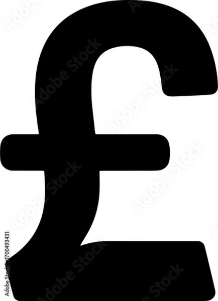 Fototapeta british pound symbol
