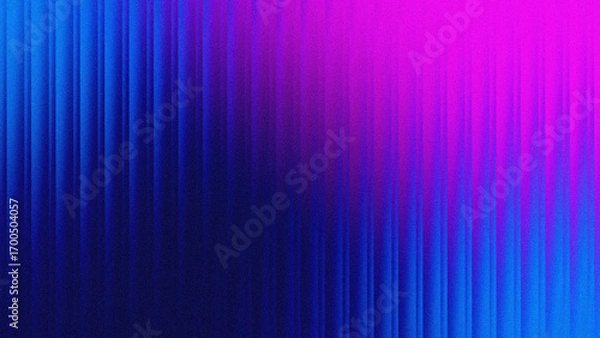 Fototapeta Vertical striped pattern design with smooth metallic texture, dark blue and bright magenta colors.