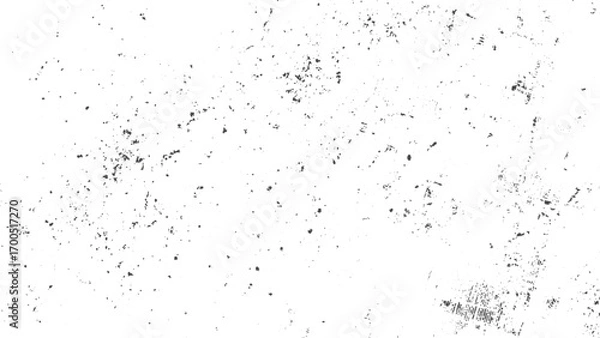 Fototapeta Grunge wall vector texture abstract distressed background with cracks and scratches. Black and white grunge wall texture distressed cracked dirty aged surface vector. 