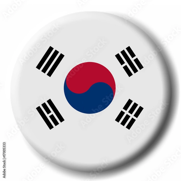Obraz Button Südkorea 2