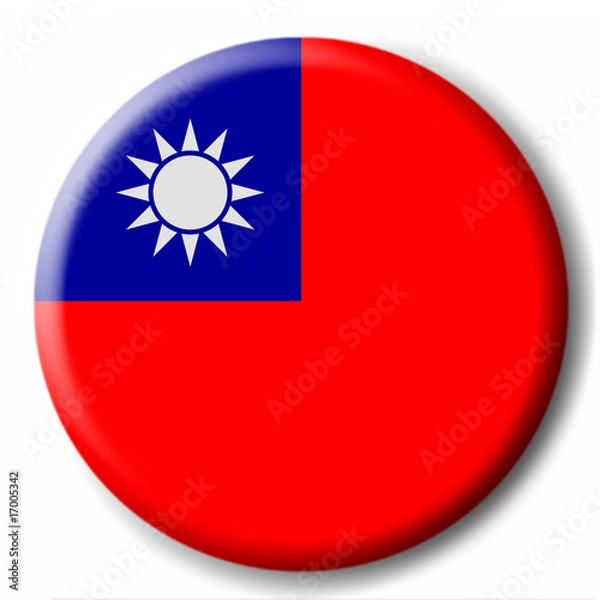 Fototapeta Button Taiwan