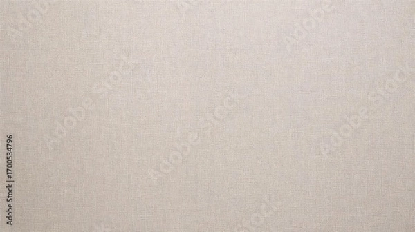 Fototapeta High-quality linen fabric texture with a fine, detailed weave. Natural beige color provides a realistic textile surface for a minimal abstract background