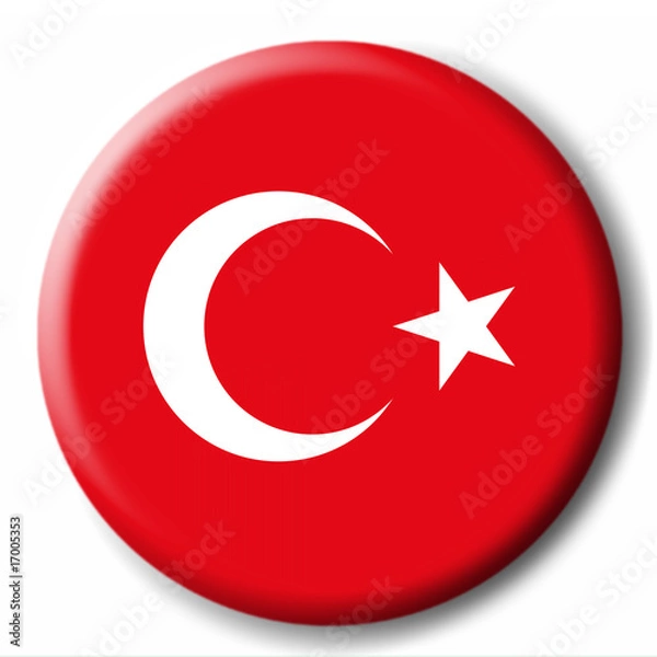 Fototapeta Button Türkei