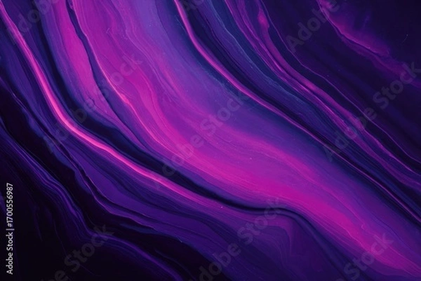 Fototapeta Swirling waves of vibrant purple and pink create mesmerizing abs