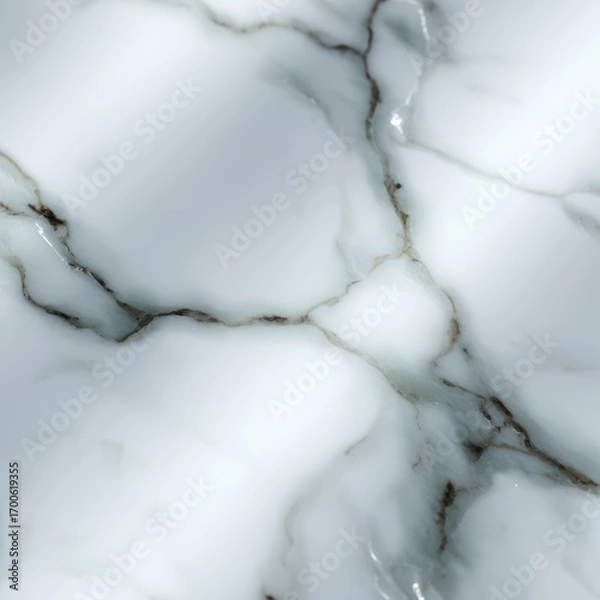Fototapeta Minimalist marble texture background with soft veins and subtle highlights creating depth