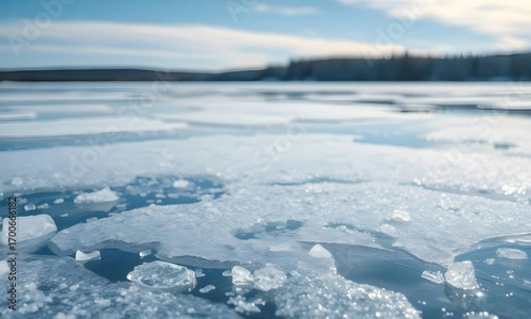 Obraz winter landscape with snow Image Background 