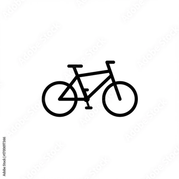Fototapeta 2D Bicycle icon