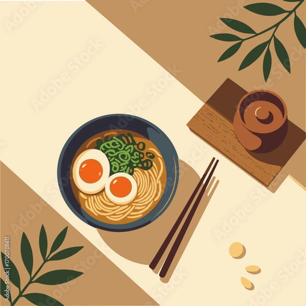 Obraz chinesse food vector