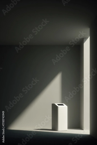 Fototapeta cozy reading nook featuring minimalist furniture from virtual catalog designed for relaxation