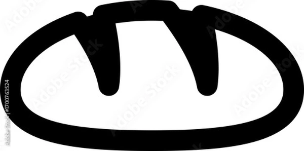 Obraz bread icon, symbol, logo
