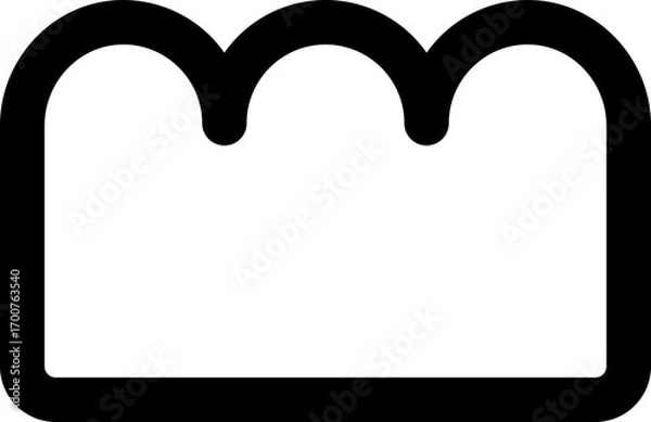 Obraz bread icon, symbol, logo