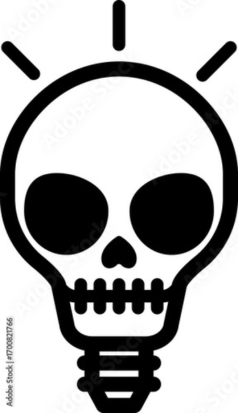 Obraz skull icon, symbol, logo