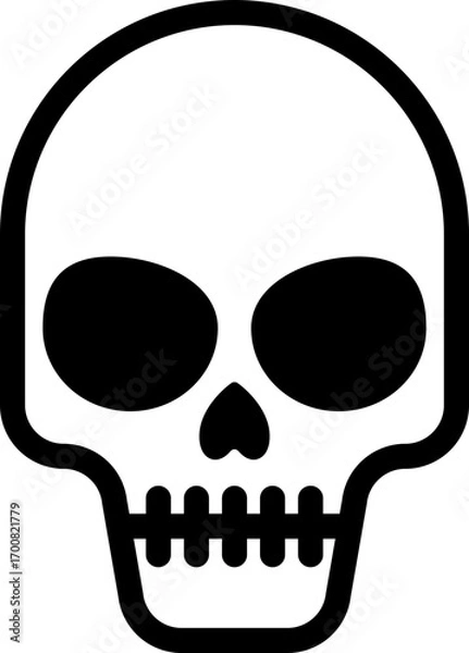 Obraz skull icon, symbol, logo