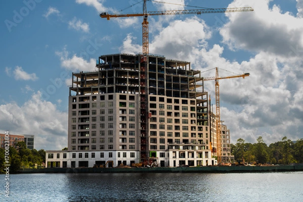 Fototapeta building under construction