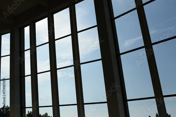 Fototapeta 窓と青空