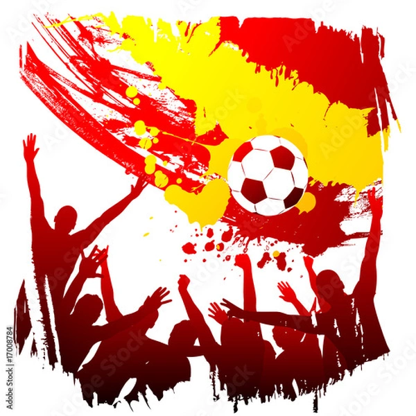 Fototapeta vector worldcup spain