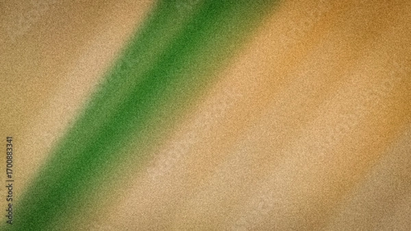 Fototapeta An earthy and modern abstract background featuring a diagonal green and brown gradient, with a soft, grainy texture for a natural feel
