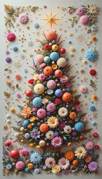 Obraz christmas tree decoration