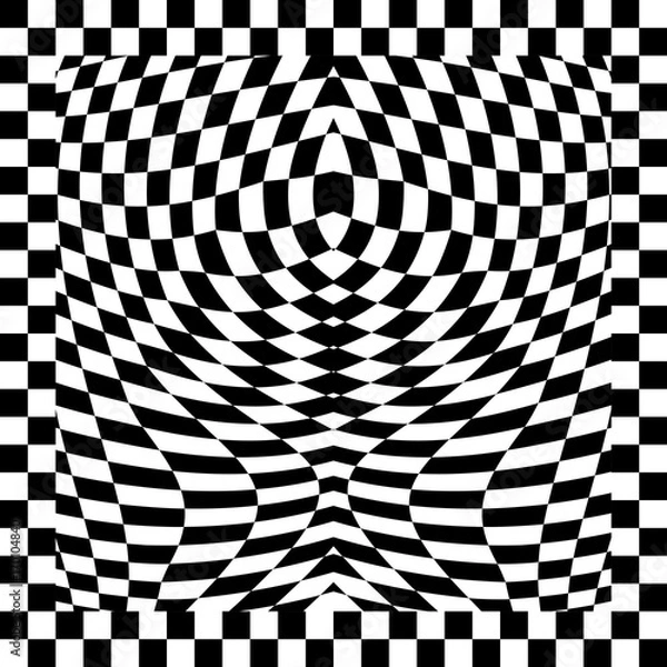 Fototapeta Checkered Background Design