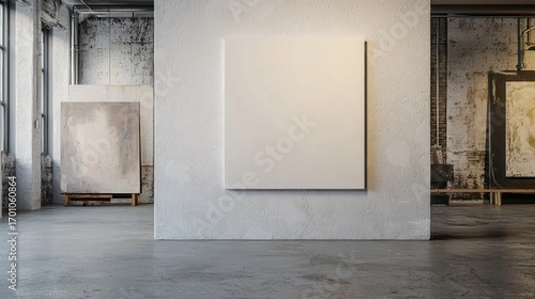 Obraz Empty gallery wall mockup