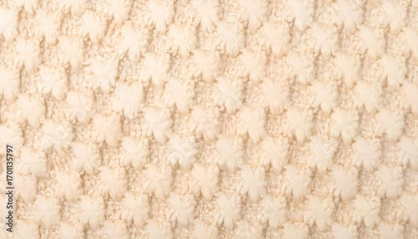 Obraz Beige Linen Texture: Subtle Mini Basketweave Pattern