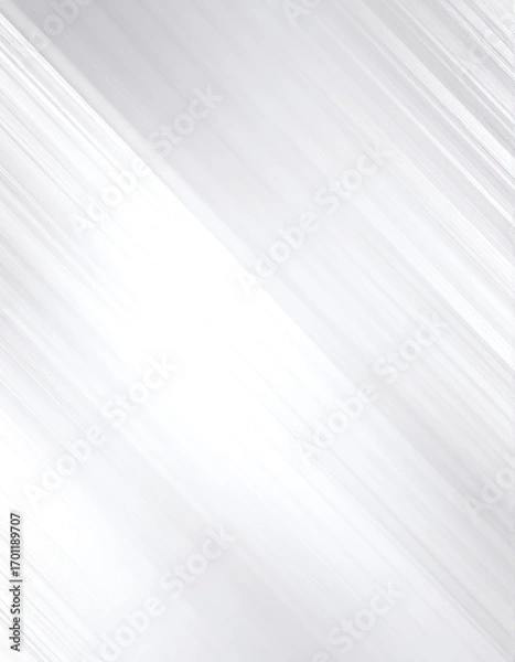 Fototapeta A sleek silver background adorned with elegant diagonal stripes, creating a modern and dynamic visual effect that adds depth and sophistication.
