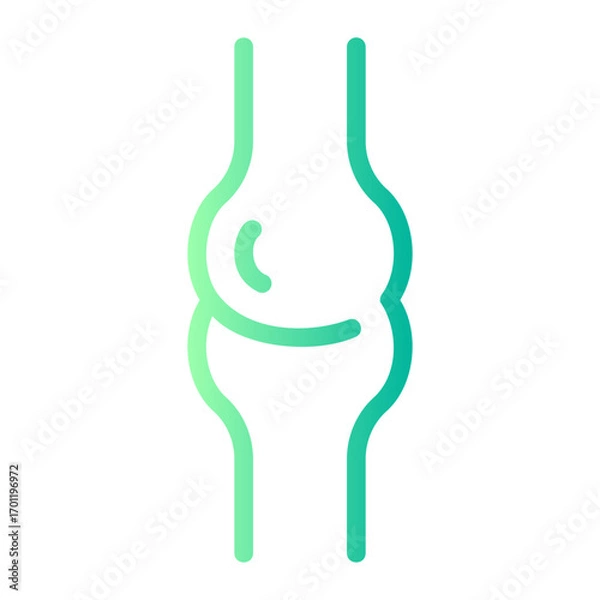 Fototapeta spine gradient icon