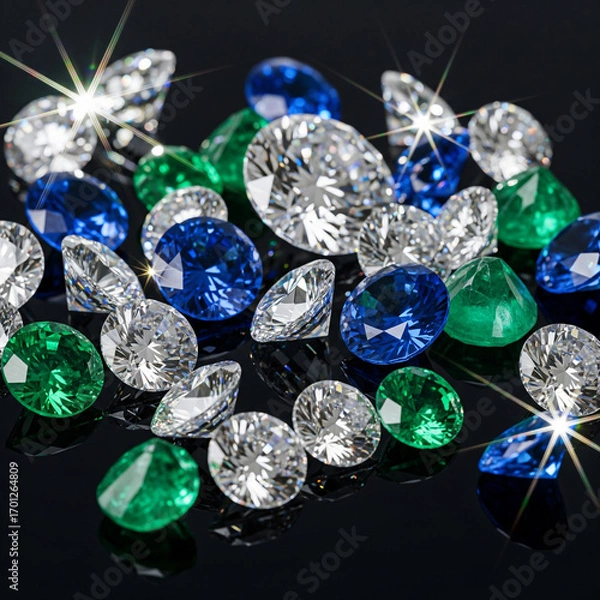 Fototapeta 빛나는 보석 사진