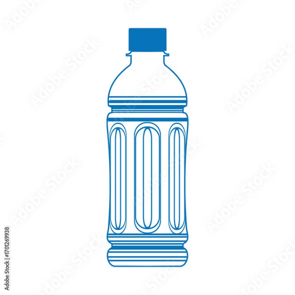 Fototapeta Make a Professional Water Bottle Vector