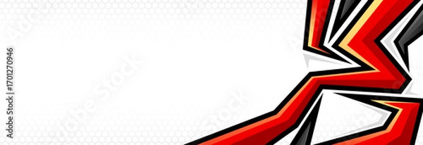 Fototapeta Dynamic Abstract Racing Background Modern Bold Lines Vector Design