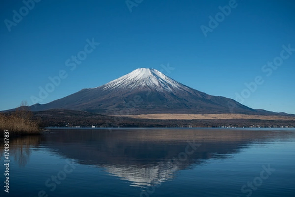 Obraz 山中湖から望む富士山