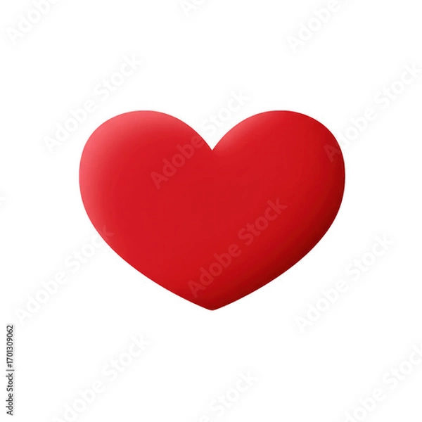 Fototapeta Subtle Red Heart Embossed on Velvety Surface Symbolizing Love and Romance