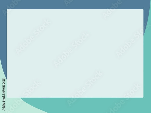 Obraz 青色を基調としたシンプルなフレーム