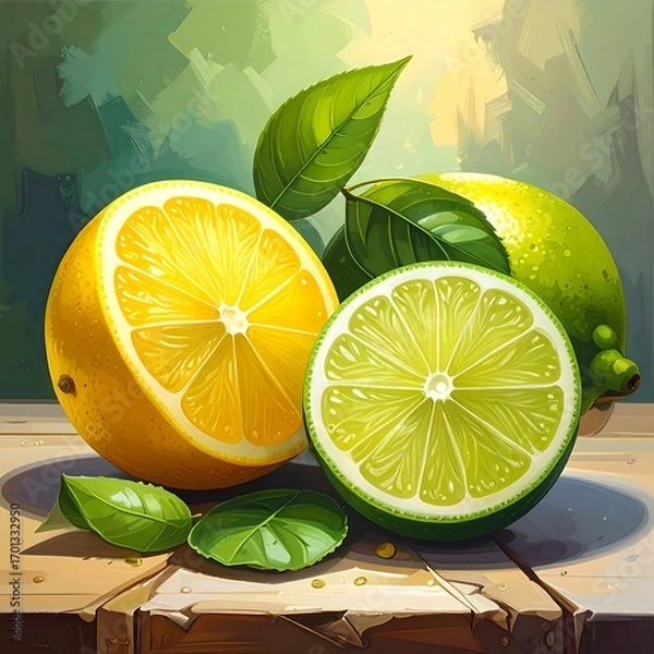 Obraz Still life of citrus fruits