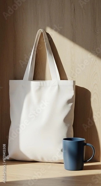 Obraz Sunlit Canvas and Dusk Mug